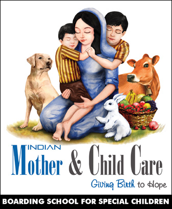 Mother & Child Logo, NGO'S In India, Multiple Disability, Mentaly Retarted, Autistic & Disabled Children, Research NGO India, Mother and Child Welfare & Research Foundation India, Calcutta, Kolkata